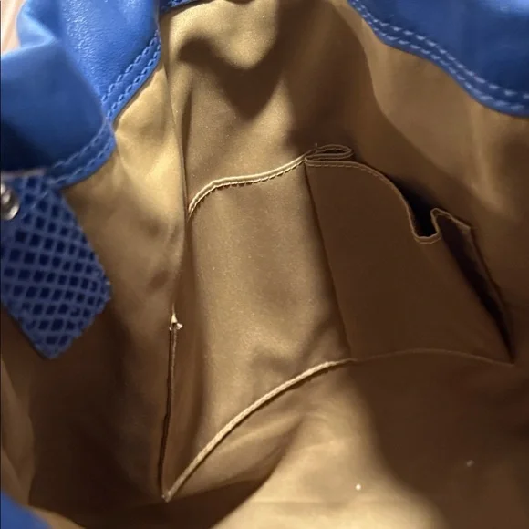 Coach Blue Leather Shoulder Bag F1176-F16535 - Picture 9 of 13